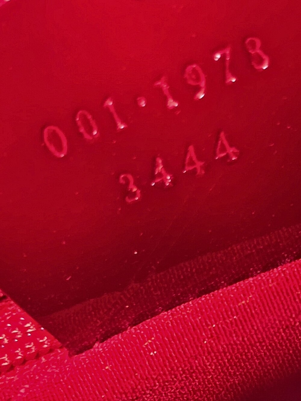 **SOLD*Gucci by Tom Ford 1997 Red Velvet GG Monogram Chrome Handle ASO The Nanny - Picture 12 of 16